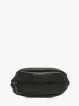 Porte-monnaie Madras Cuir Etrier Noir madras EMAD041