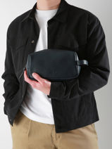 Trousse De Toilette Flandres Cuir Etrier Bleu flandres EFLA920M-vue-porte