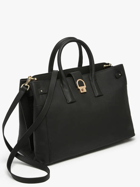 Handbag L Equestre Leather Etrier Black equestre EEQT142L other view 2